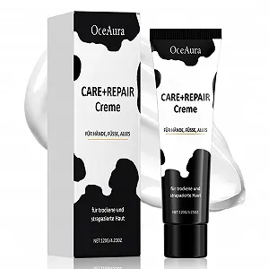 Зволожуючий крем з екстрактом алое вера для обличчя, рук та тіла 120 г, інтенсивний догляд - Фото 1