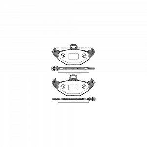 Комплект гальмівних колодок, дискове гальмо TRISCAN 8110 25007 для RENAULT задня вісь - Фото 1