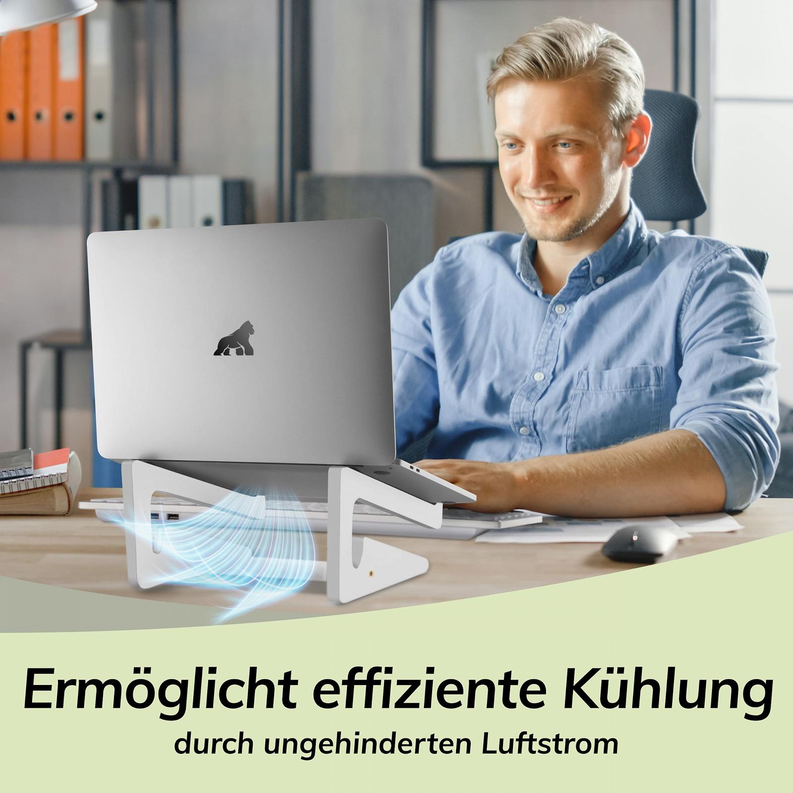 Подставка для ноутбука Bamboo, совместимая с 10-15 дюймовыми устройствами, фото №4