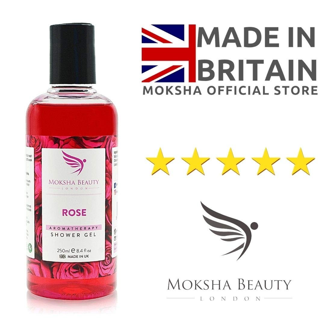 Гель для душу Moksha Pink Rose з ефірними оліями 250 мл, фото №7 Гель для душу Moksha Pink Rose з ефірними оліями 250 мл, фото №7