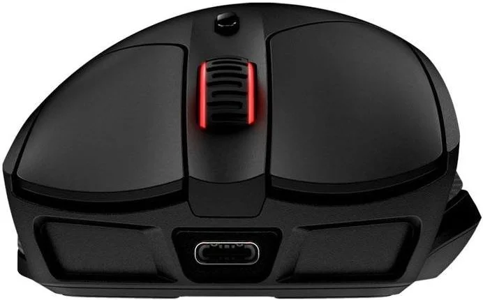 Игровая беспроводная мышь HyperX Pulsefire Dart / Радиоканал / USB / PixArt 3389 / 16000 DPI / 6 кнопок / RGB подсветка / Черная, фото №5