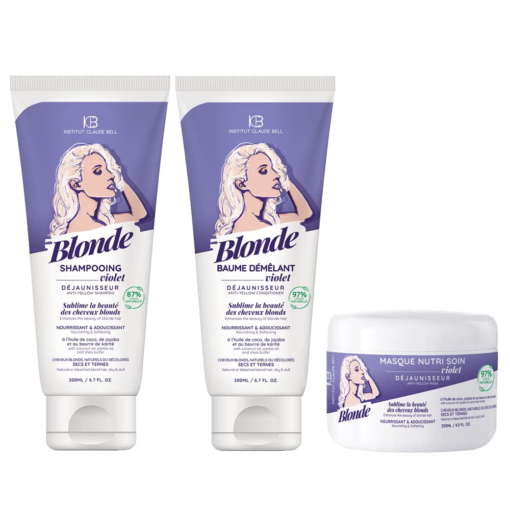 Шампунь Blonde Nourishing and Softening Фиолетовый Желтый, фото №2