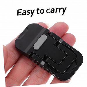 Подставка для ноутбука складная Operitacx эргономичная с невидимой спинкой, мини, компактная, для здоровой осанки, совместима со всеми ноутбуками synthetic.ua - Фото 1