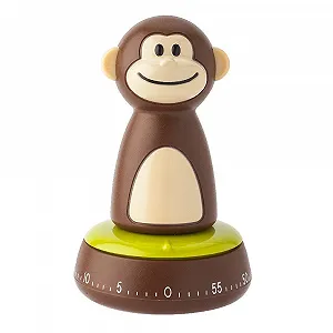 Кухонный таймер Joie Monkey Механический Коричневый/Бежевый 5 x 5 x 10 см - Фото 1