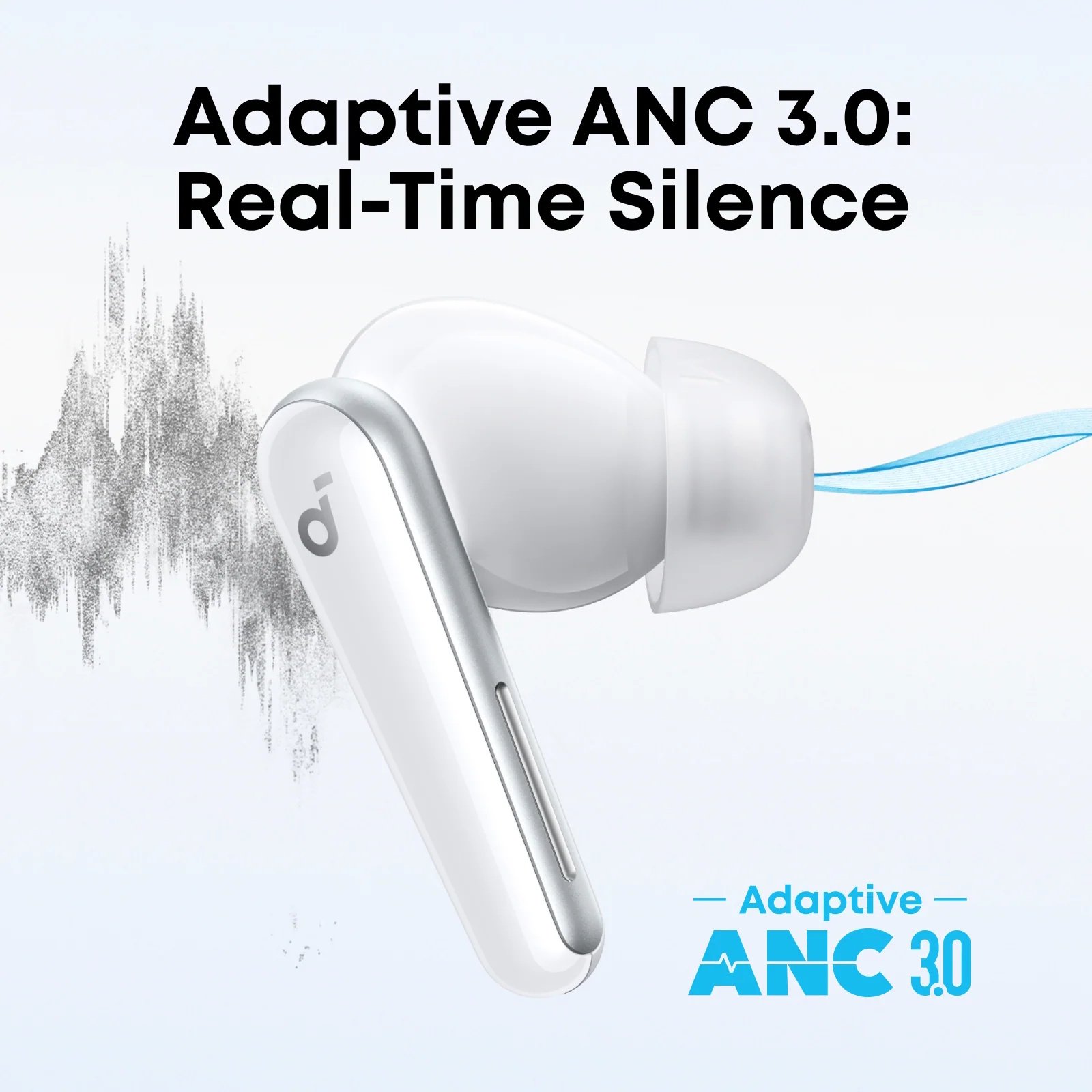 Навушники Anker Soundcore Liberty 5 Hi-Res ANC3.0 12/48год White, фото №3
