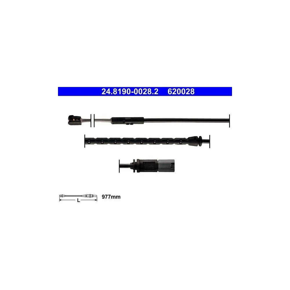 Датчик износа тормозных колодок ATE 24.8190-0028.2 для BMW задняя ось, фото №1 Датчик износа тормозных колодок ATE 24.8190-0028.2 для BMW задняя ось, фото №1