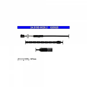 Датчик износа тормозных колодок ATE 24.8190-0028.2 для BMW задняя ось - Фото 1