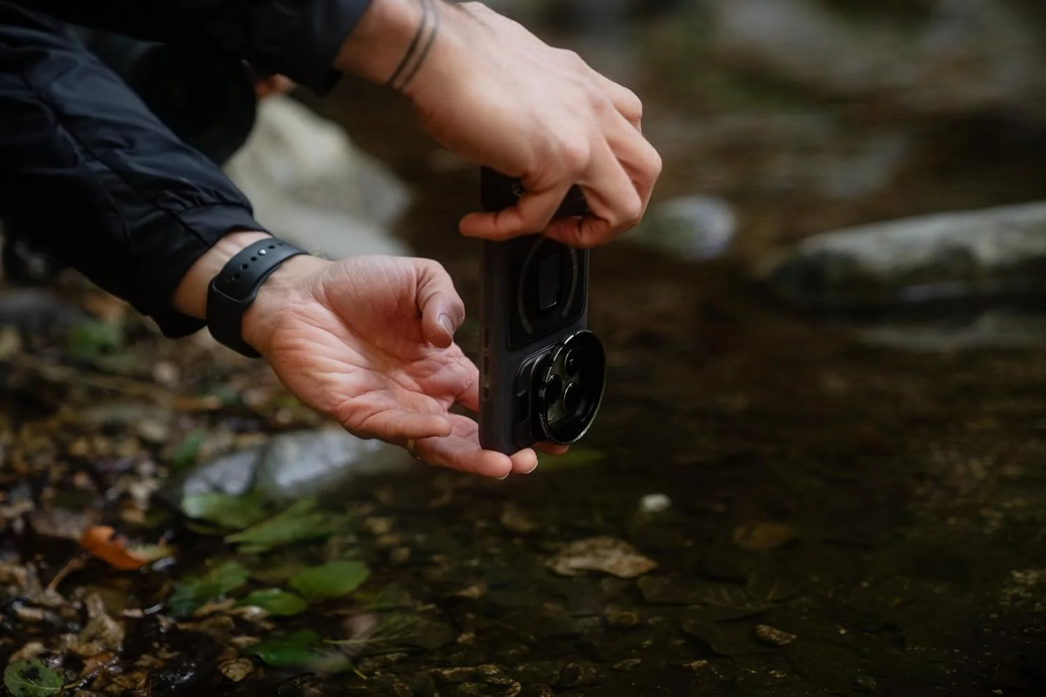 Чохол PolarPro на iPhone16 Pro, cумісний з фільтрами та адаптерами LiteChaser 15 Чорний, фото №6