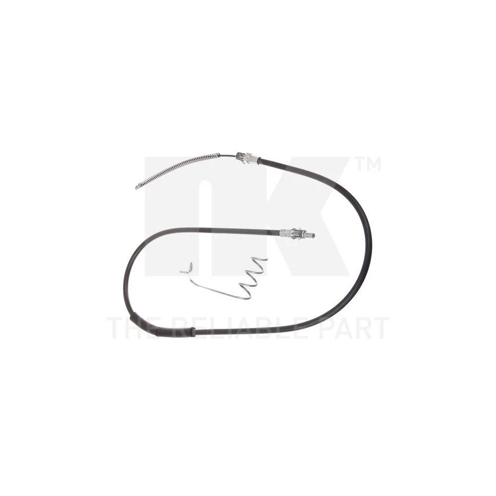 Трос стояночного тормоза NK 9025128 для FORD, левый, средний, фото №1