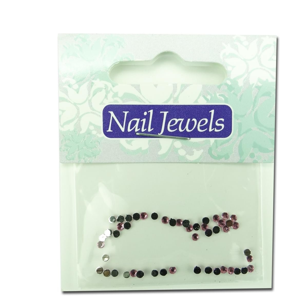 Стрази для нігтів Акрилові Троянда, рожеві, фото №1