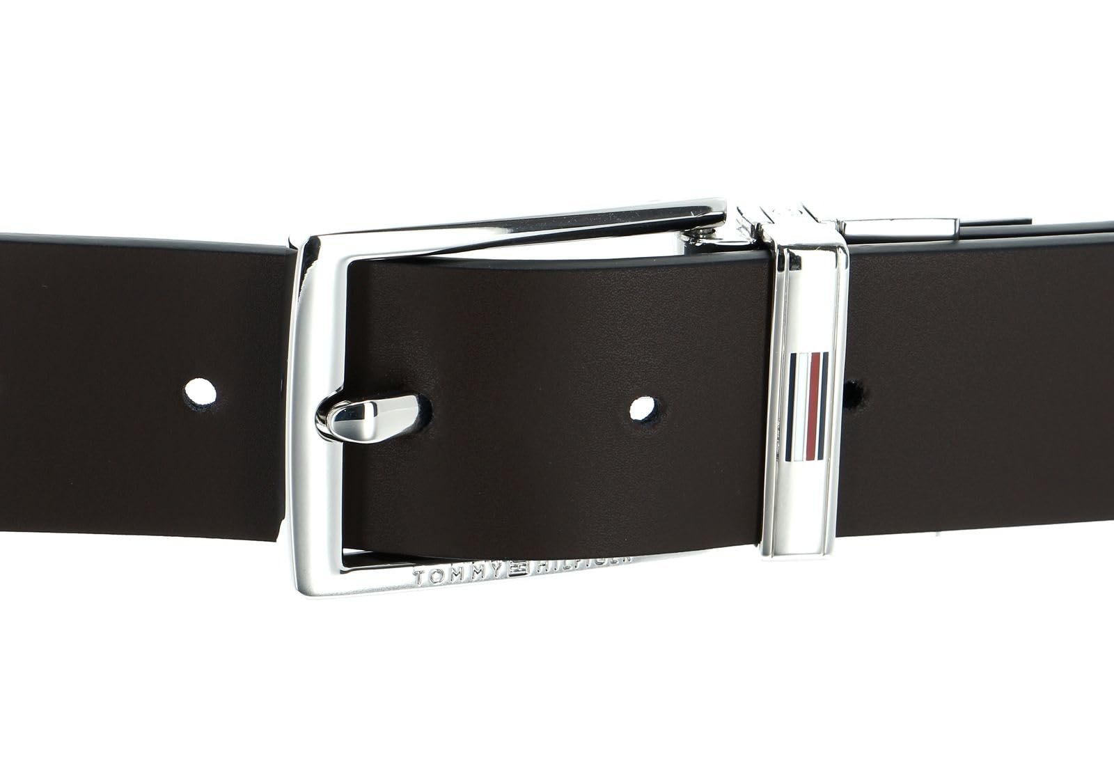 Ремень Tommy Hilfiger Gifting Double Buckle Belt Giftbox W115 Черный - Можно укоротить, черный, фото №5