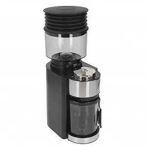 Электрическая кофемолка 150 Вт, 25 настроек помола, автоматическая, для эспрессо, до 12 чашек кофе за один раз (EU Plug 220 V) - Фото 1