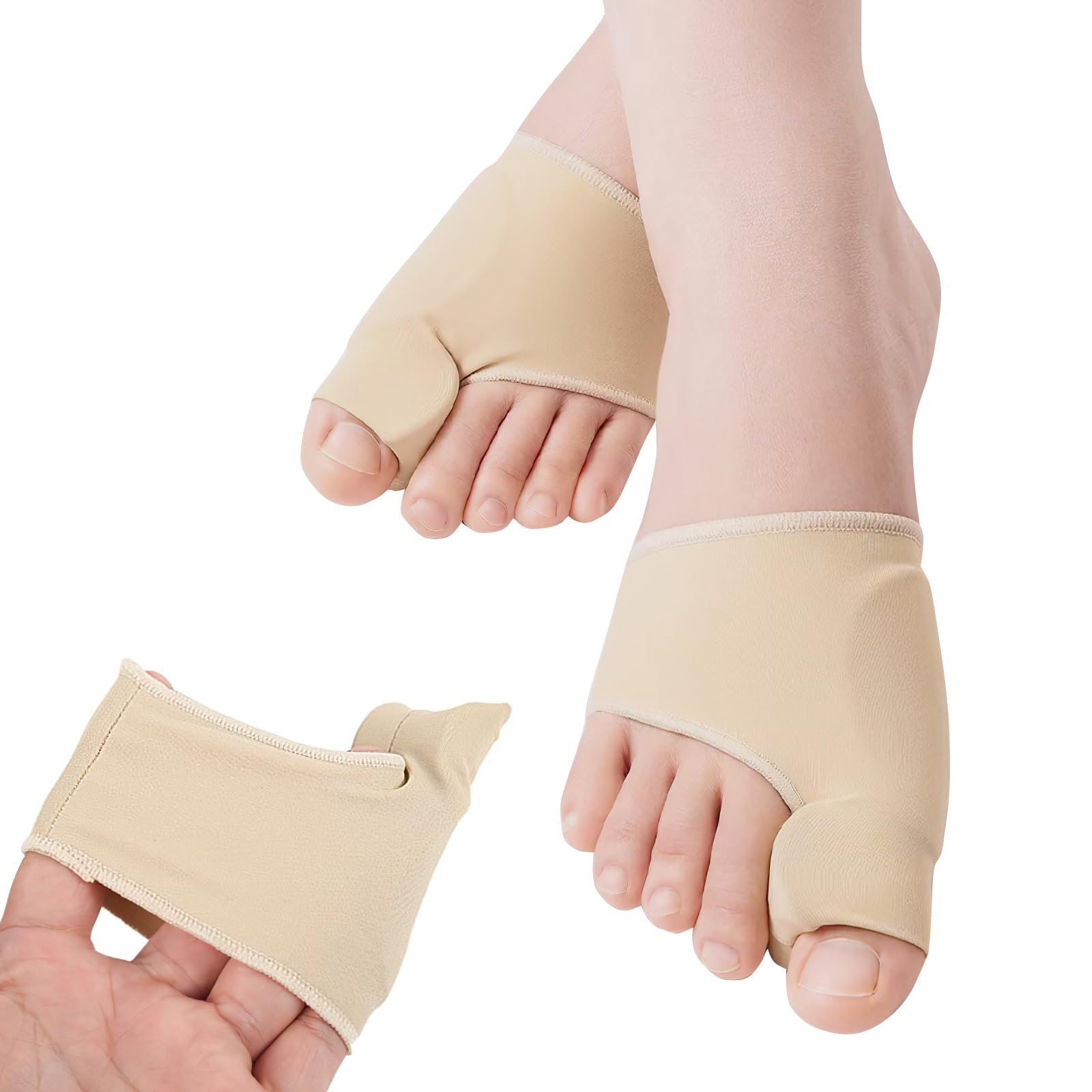 Повязка для коррекции Hallux Valgus, 2 шт. Гелевая шина Hallux для растяжения и разделения, регулируемая, для мужчин и женщин, фото №1