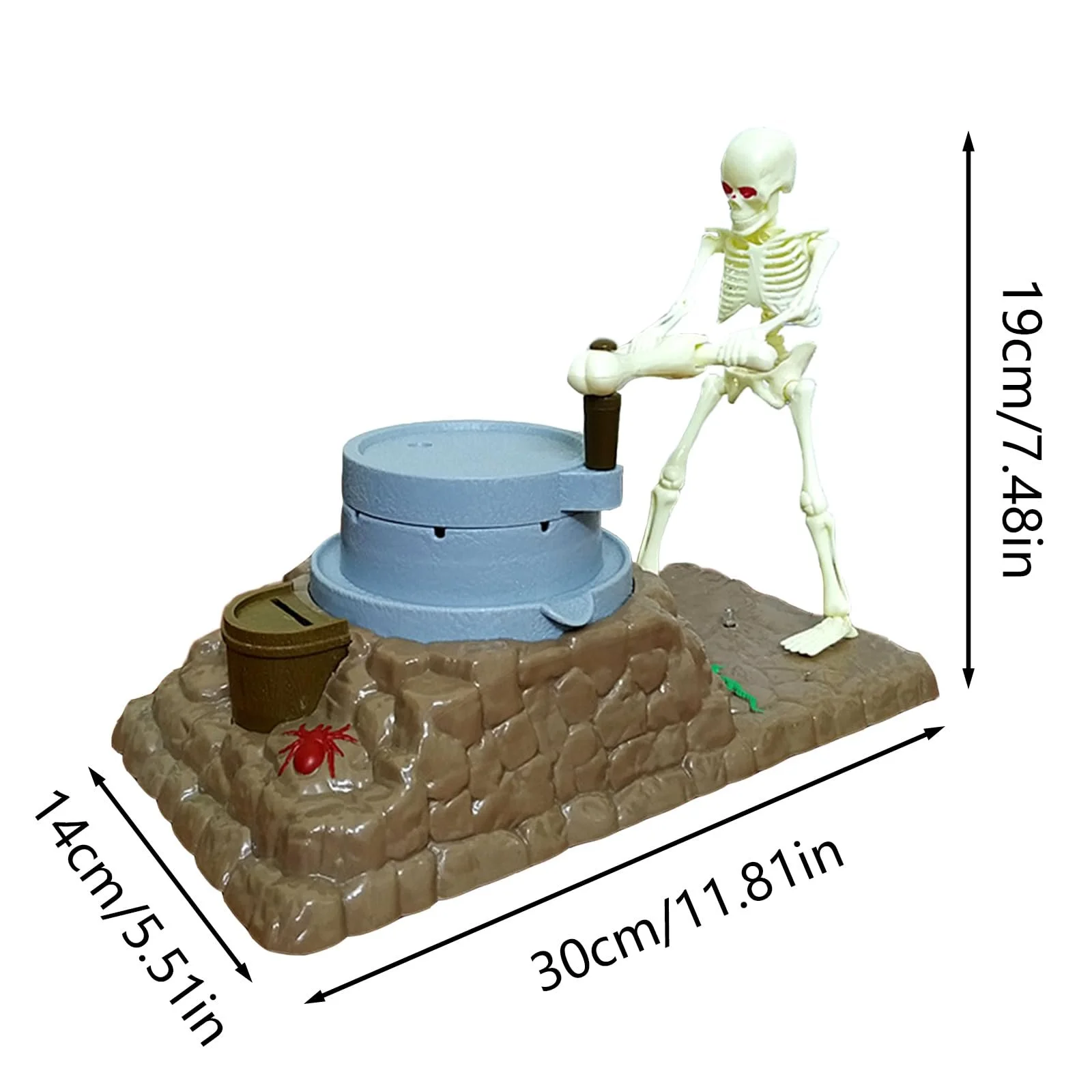 Скарбничка Скелет-привид Хелловін 1 шт., фото №3