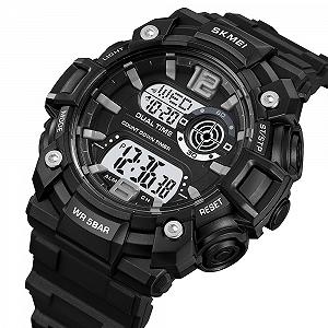 Годинник Skmei 2018 Black-White synthetic.ua - Фото 1