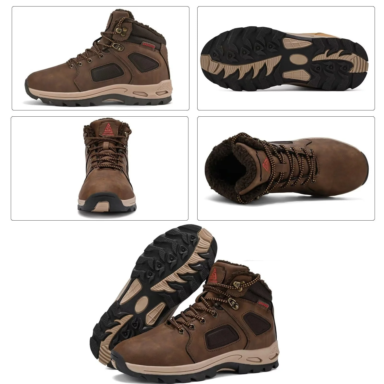 Чоловічі Зимові Черевики SPSHOOS Утеплені, фото №2