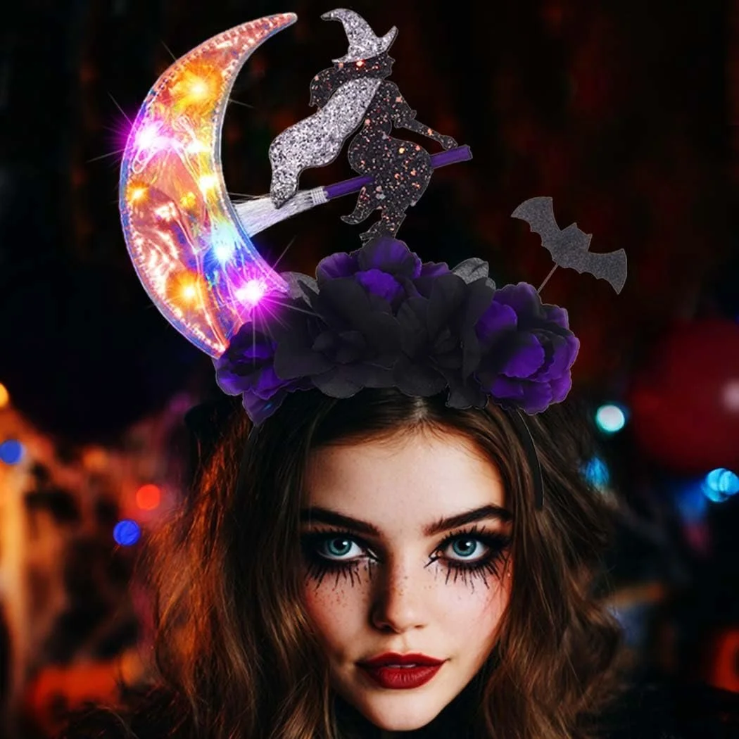 Хелловінський світлодіодний обруч Reaky, фото №5