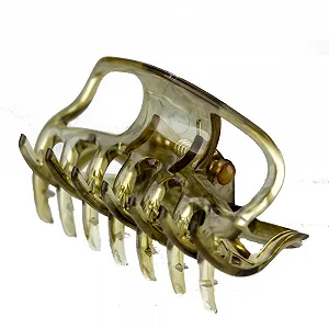 Заколка для волос Welovebeads 6 см, светло-янтарный, 2 шт - Фото 1