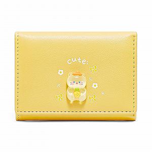 Гаманець для дівчинки PrintingShort Fruit Cute Clip Жовтий synthetic.ua - Фото 1