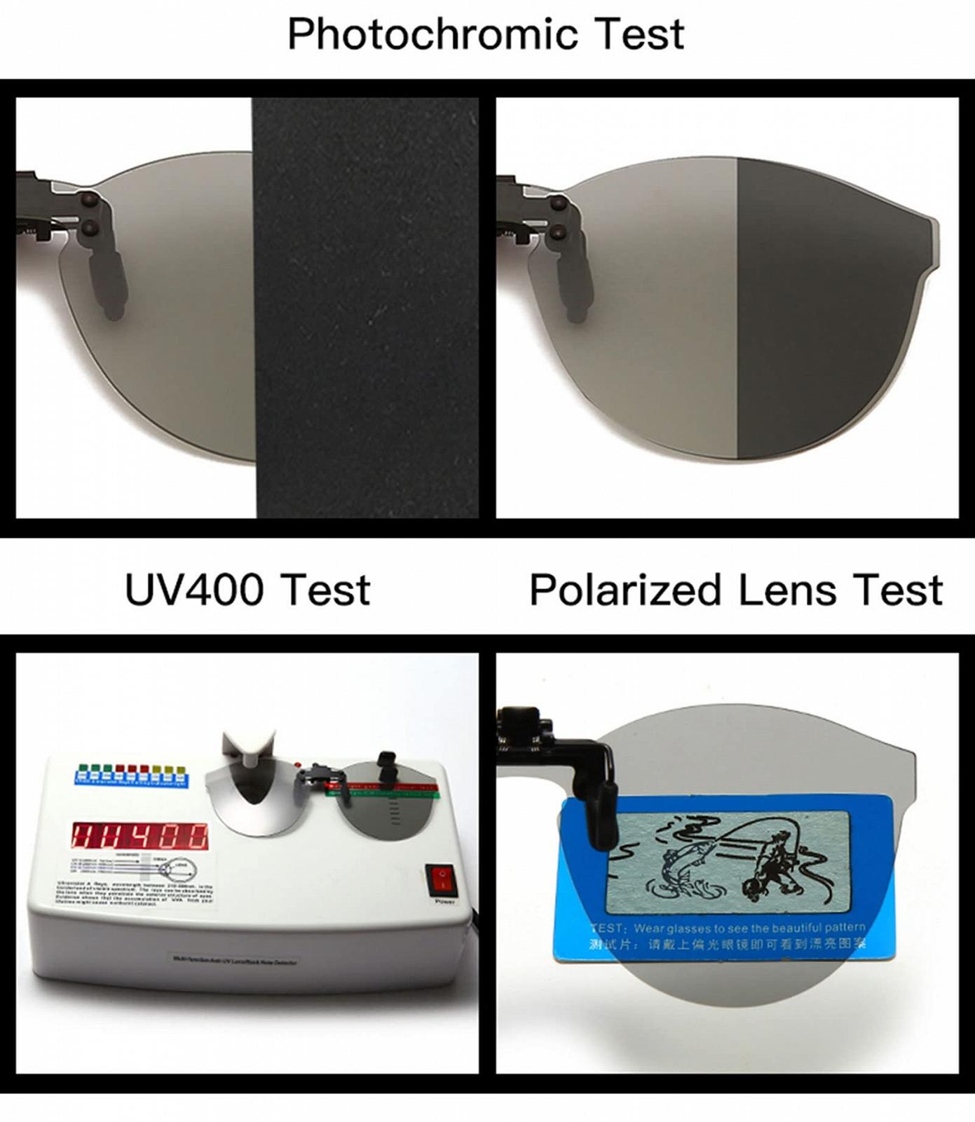 Сонцезахисні окуляри кліп YAMEIZE Без оправи Відкидні Поляризовані лінзи, фото №5