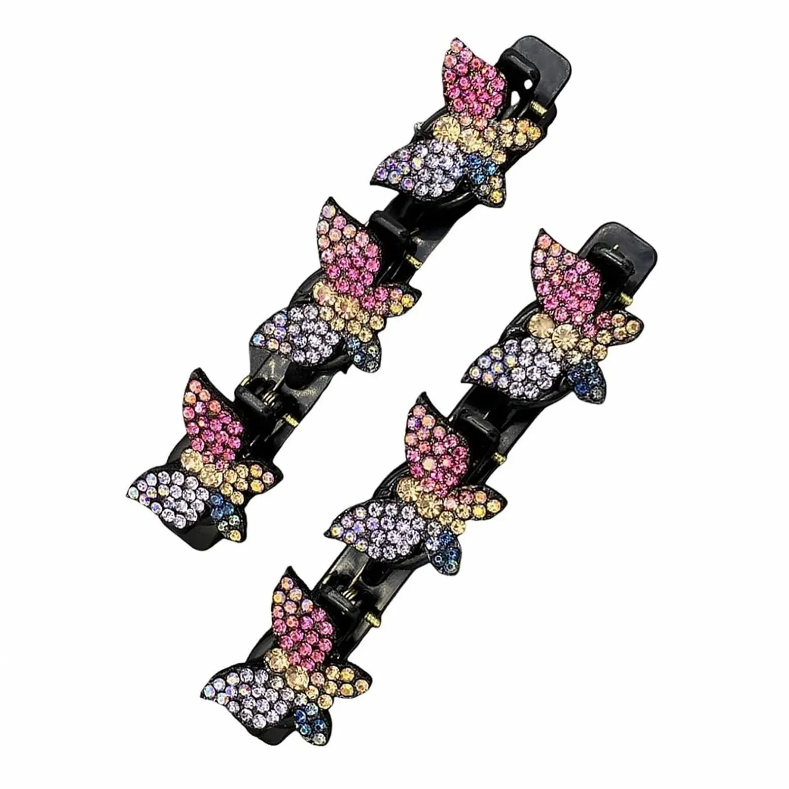 Заколки для волос в виде бабочек для девочек и женщин, заколка для волос в стиле плетения, украшение для плетения волос | Симпатичная форма утиного клюва, блестящая заколка для волос, фото №6 Заколки для волос в виде бабочек для девочек и женщин, заколка для волос в стиле плетения, украшение для плетения волос | Симпатичная форма утиного клюва, блестящая заколка для волос, фото №6