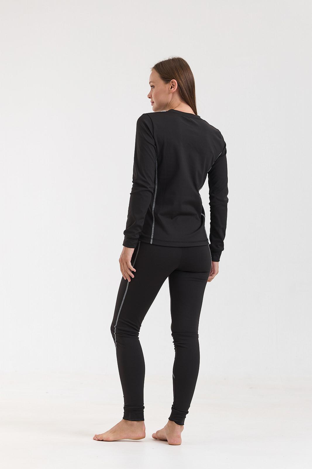 Термобілизна жіноча Columbia чорний комлпект зимовий на флісі Коламбія, фото №5