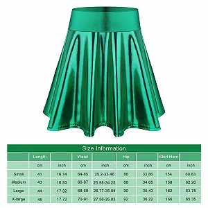 Спідниця Кльош Плісирована MIAHART Хелловін Зелений, Великий synthetic.ua - Фото 1