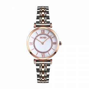 Годинник Skmei 9198TRGWTH-S Rose Gold-Silver-White Lady - Фото 1