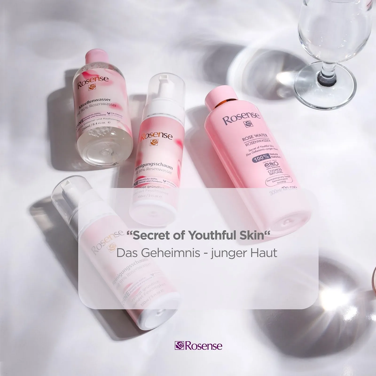 Пенка для умывания Rosense Увлажняющее очищение лица с 91% натуральной розовой водой, веганская 150 мл, фото №6