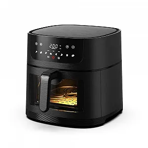 Мультипіч 6L 1500W Сенсорний екран 8 меню 80-200°C Без BPA / PFOA Black - Фото 1