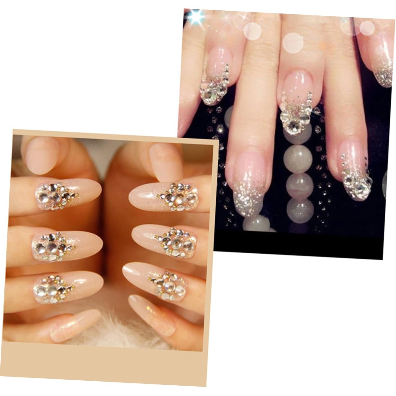 Хрустальные стразы Lurrose AB круглые жемчужины с плоской задней частью, 10080 шт., фото №6