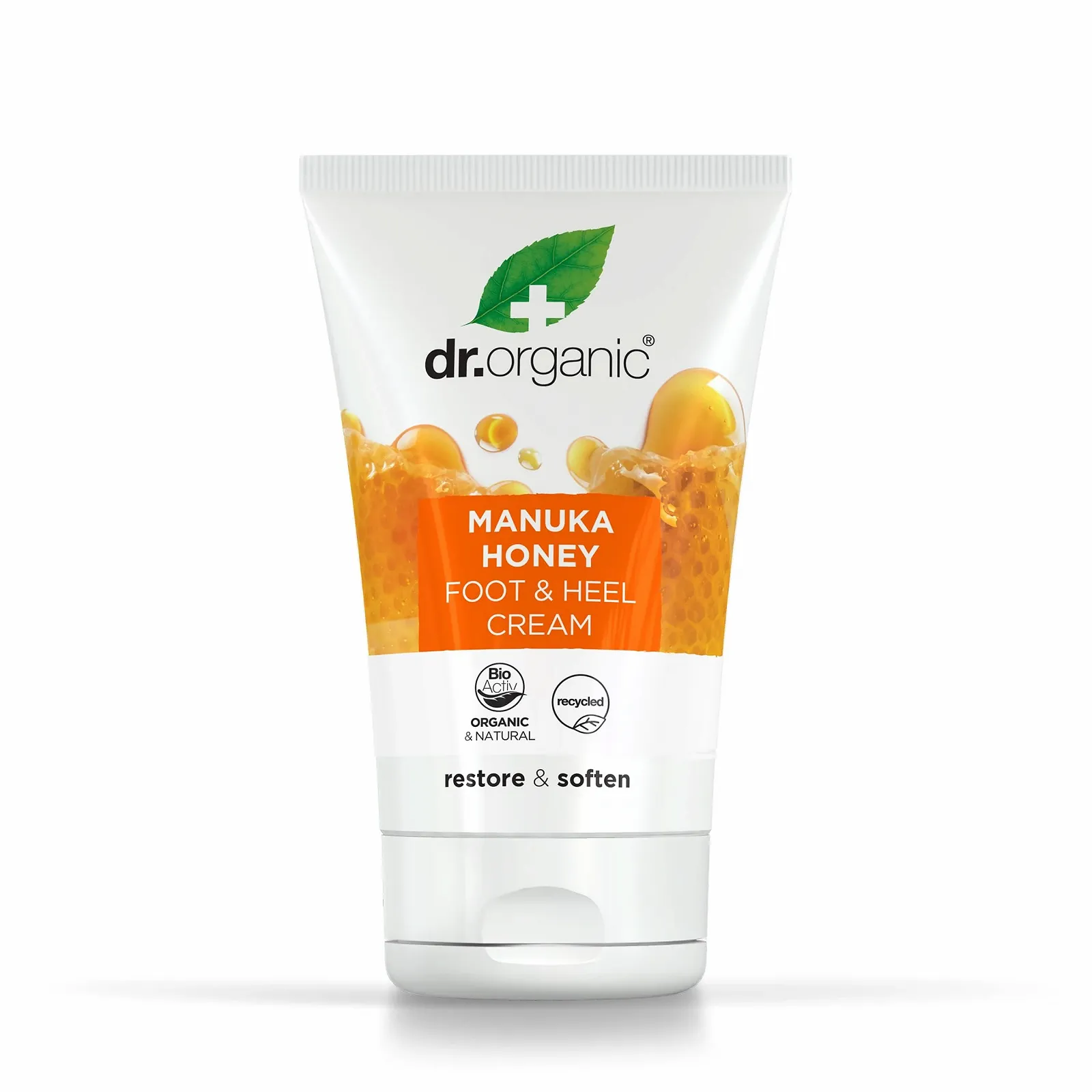 Крем для ног Dr Organic Manuka Honey Увлажняющий для сухой кожи 125 мл, фото №1