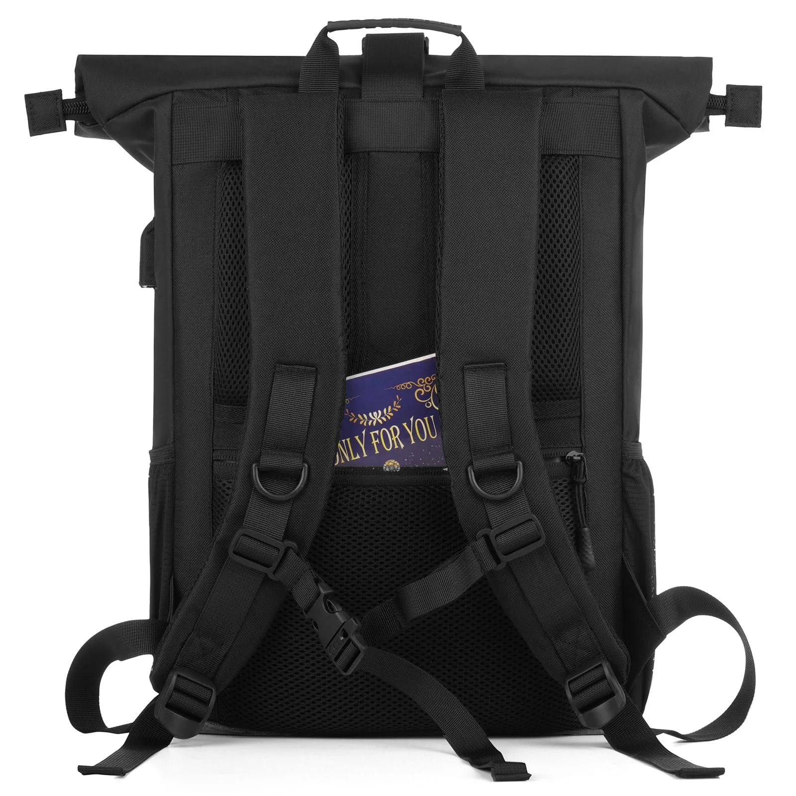 Рюкзак для ноутбука Rolltop 17" 26л Black-Grey, фото №5 Рюкзак для ноутбука Rolltop 17" 26л Black-Grey, фото №5