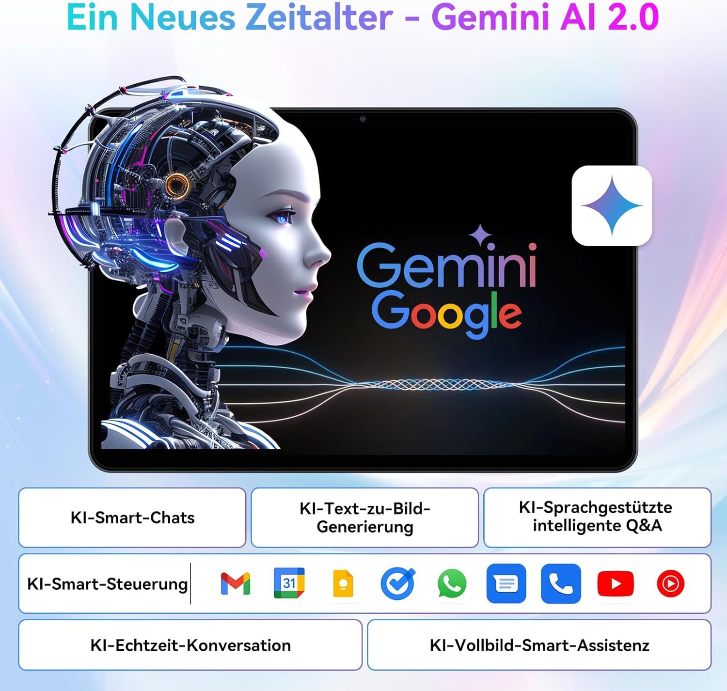 Планшет 10" TABWEE T80 (6+12)/128 ГБ Android 15 6000 mAh Серый, фото №5