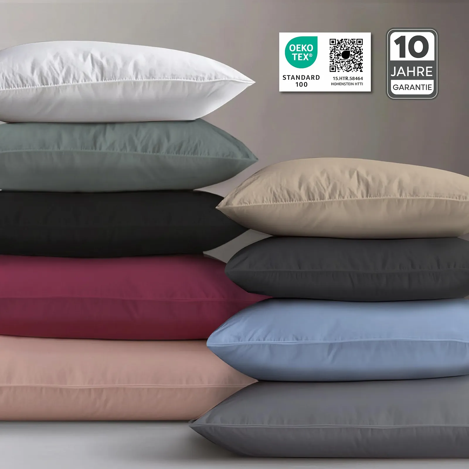 Наволочки на подушки Twinzen Джерсі 150 GSM Комплект з 2 штук, фото №5