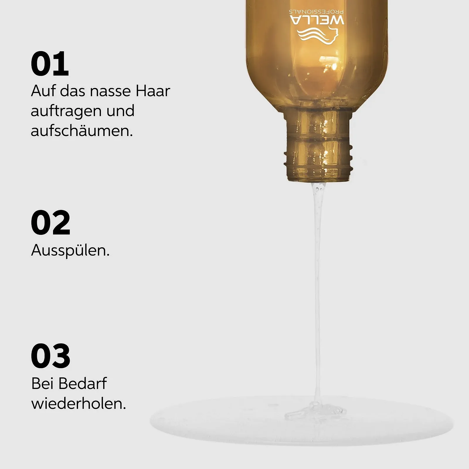 Шампунь Wella Professionals Ultimate Smooth с Squalane & Omega 9 для сухих, тусклых и вьющихся волос, фото №3 Шампунь Wella Professionals Ultimate Smooth с Squalane & Omega 9 для сухих, тусклых и вьющихся волос, фото №3