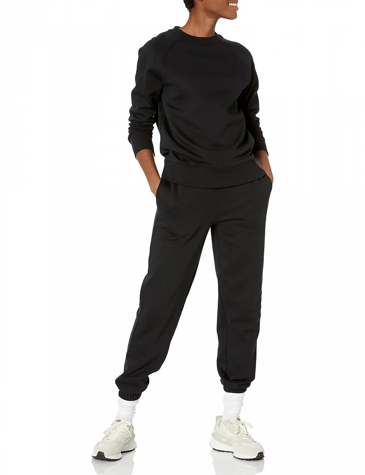 Жіночий світшот Amazon Essentials з довгими рукавами, круглим вирізом і вільним кроєм, фото №4 Жіночий світшот Amazon Essentials з довгими рукавами, круглим вирізом і вільним кроєм, фото №4