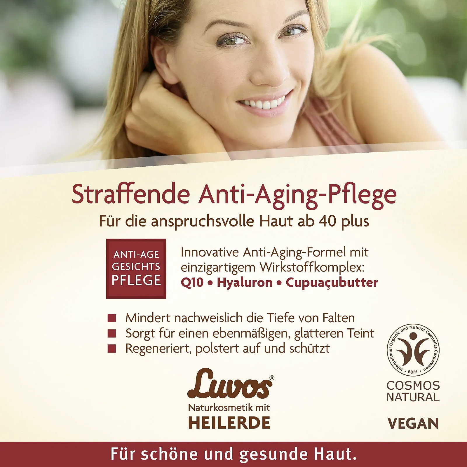 Денний крем Luvos Healing Earth Anti-Age Q10 50 мл, фото №5 Денний крем Luvos Healing Earth Anti-Age Q10 50 мл, фото №5