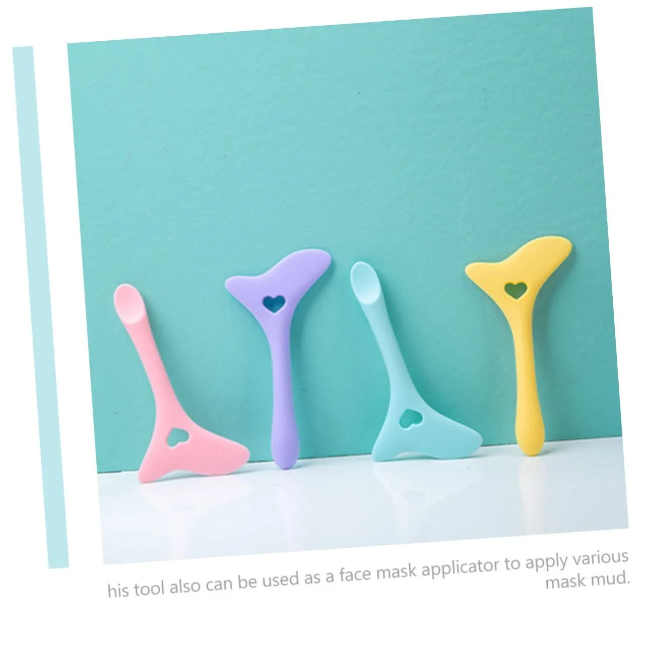 Силиконовый аппликатор для макияжа 2 шт Розовый, фото №3