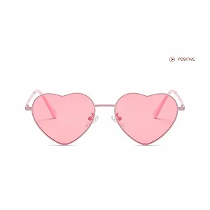 Солнцезащитные очки Сердцевидные WDZAYXC Поляризованные Женские Винтажные Металлическая оправа synthetic.ua - Фото 1