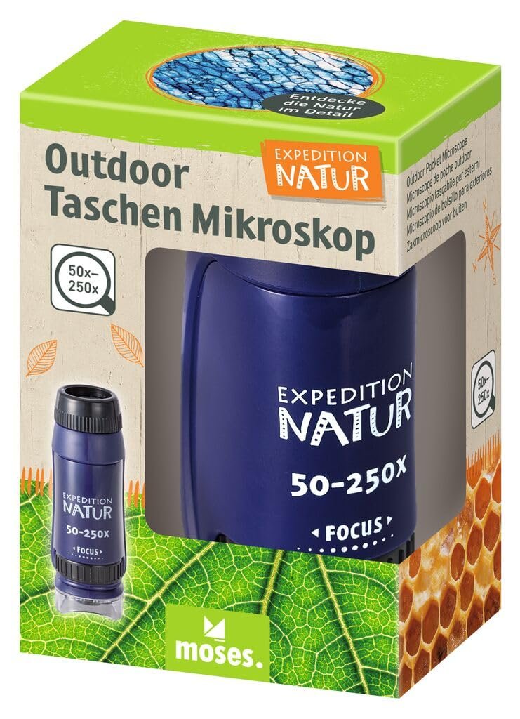 Микроскоп Moses. Expedition Natur Outdoor Pocket, портативный, 50-250x, со светодиодом, фото №1