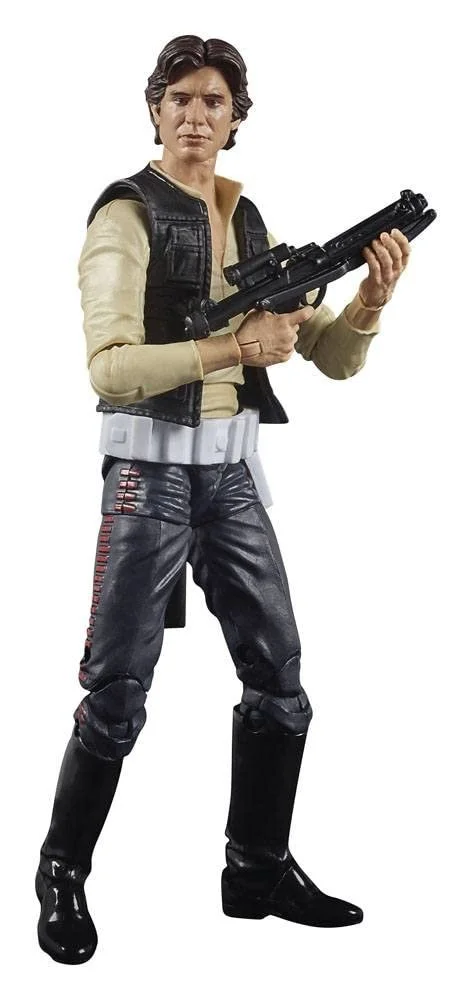 Экшн-фигурка Hasbro Star Wars The Black Series Lucasfilm 50th Anniversary Han Solo RXZER23 F32655L0 клюквенный, фото №3