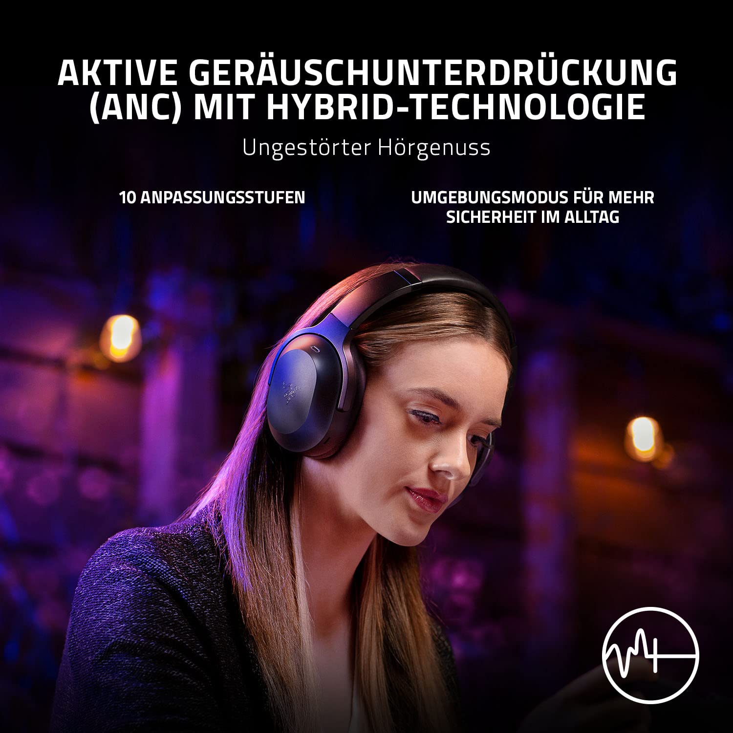 Гарнитура Razer Barracuda Pro Беспроводная Gaming ANC Черный, фото №2