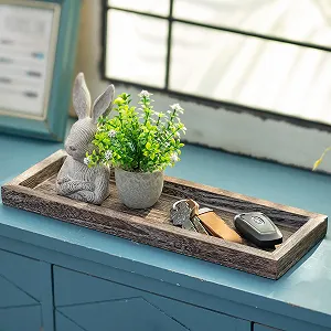 Купить Поднос деревянный прямоугольный Romadedi 43 см, декоративный для свечей, центральный элемент стола. - Фото 1 Поднос деревянный прямоугольный Romadedi 43 см, декоративный для свечей, центральный элемент стола. - Фото 1