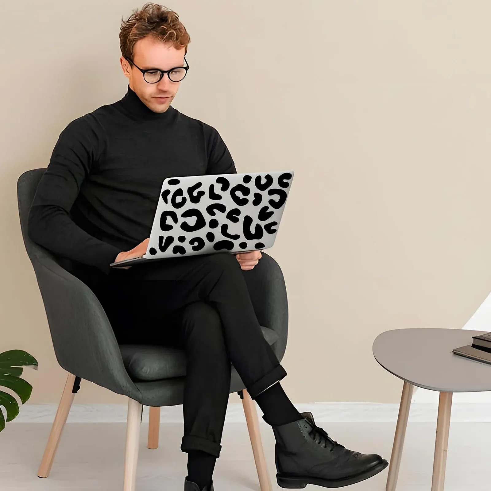 Наклейка на стіну Leopard Print Animal Print Irregular Dots Велика, фото №6