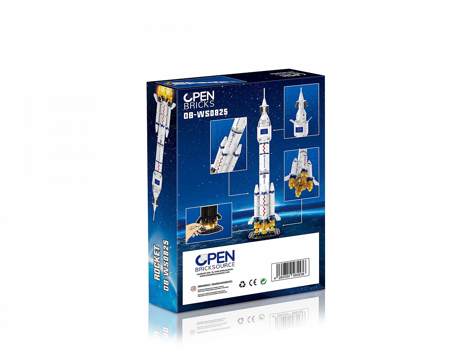 Конструктор Open Bricks Rocket OB-WS0825 средний, фото №2