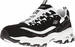 Кроссовки Skechers D'lites мужские - Черный, Medium - Фото 1