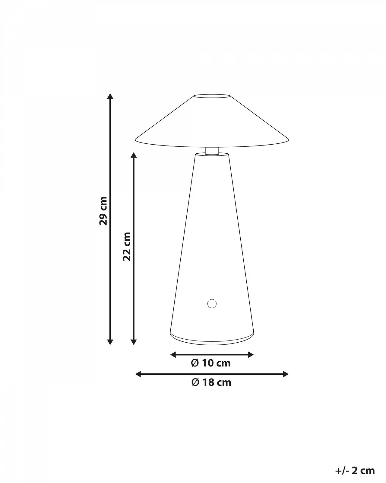 Настільна лампа Beliani Apayao LED Металева Зелена з функцією димування Акумуляторна Бездротова, фото №3