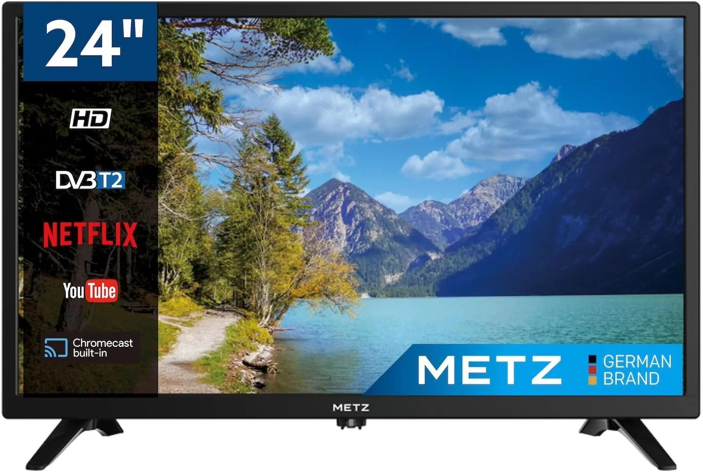 Телевізор 24" Metz MTC6020 / HD / 60 Гц / LCD / Android TV / Wi-Fi / Bluetooth / T2, фото №1