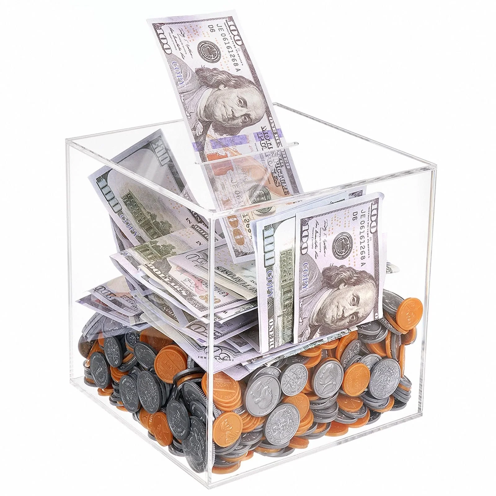 Скарбничка Prounion Transparent Non-Opening Large Acrylic L, фото №1